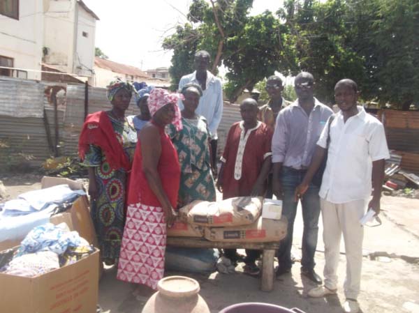 Jegan Cole foundation donates to disaster victims