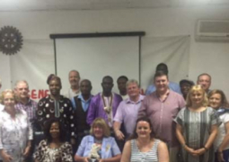 rotarians with members