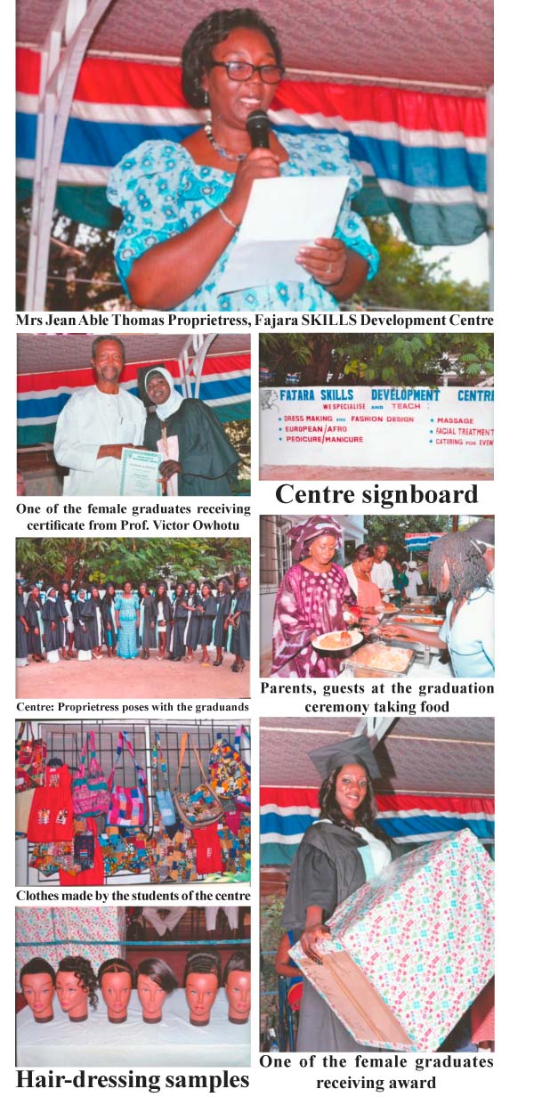 Fajara Skills Development Centre holds   graduation ceremony
