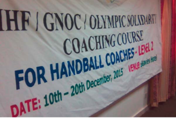 GNOC /Olympic Solidarity/IHF Level 2 Handball Coaching Course wraps up          