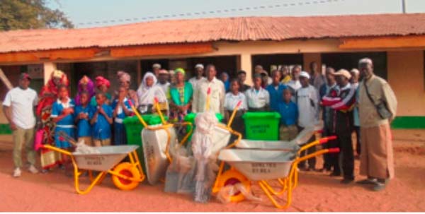 NEA presents cleansing materials to Essau LBS