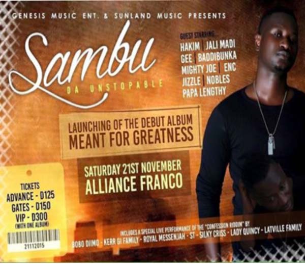 Sambu launches ‘Meant for Greatness’ album