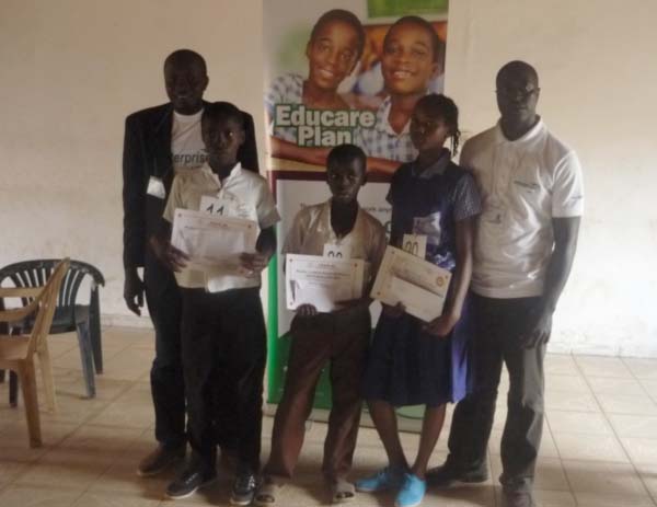 Arangalen Lower Basic School student wins Foni spelling bee competition