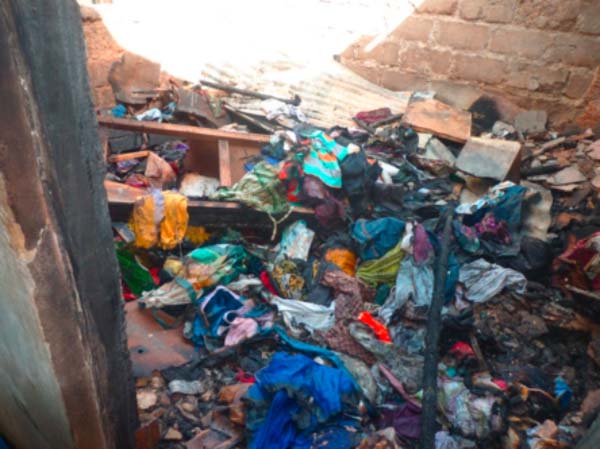 Fire ravages four-apartment house in Nema-Kunku