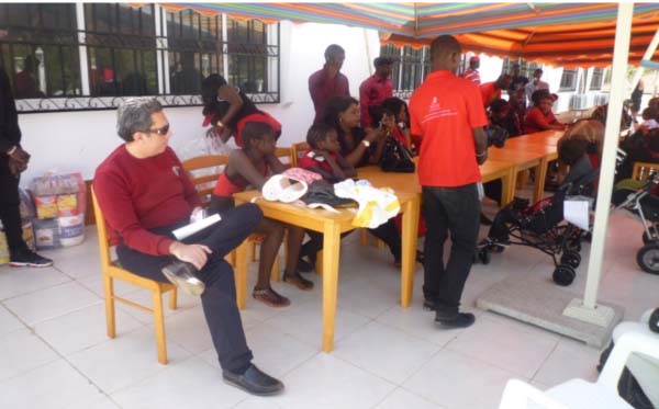 Cooker Njie Foundation gives food items to children with disability