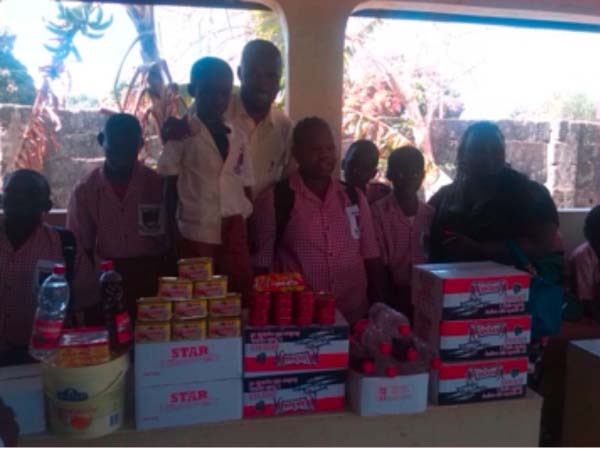 Ask Gambia Next Generation boosts GOVI School with food items