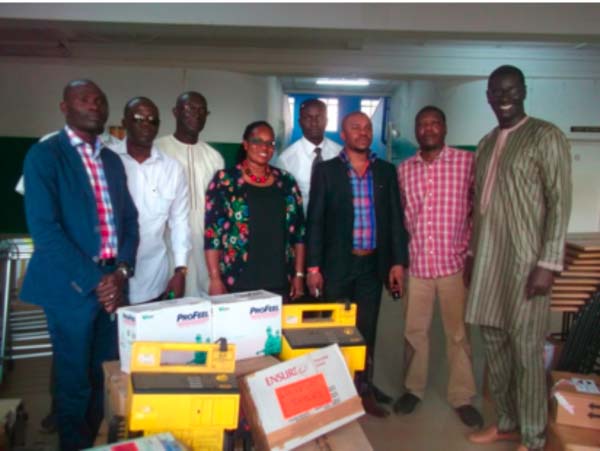 About $100,000 worth of medical equipment for EFSTH