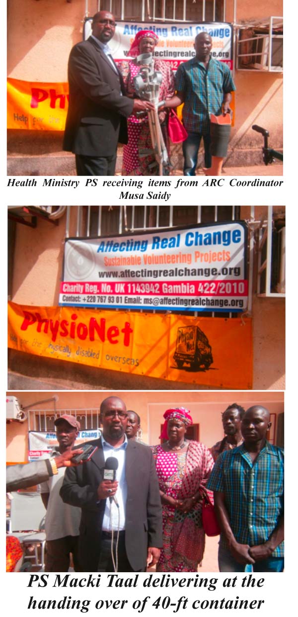 Health Ministry receives equipment worth D35M from ARC