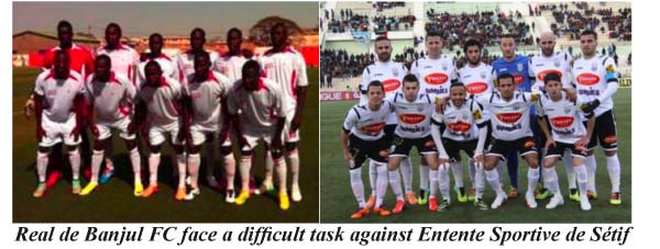 Real de Banjul to face African champions