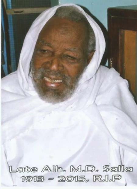 HOMAGE TO: ALHAJI MASTER M.D. SALLA