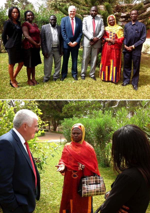 British Ambassador meets with new Gambia Chevening Alumni Executive Committee