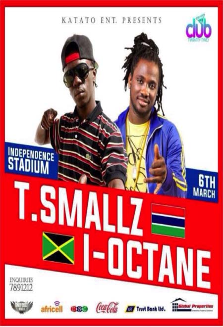 T Smallz Susso hosts i octane in The Gambia
