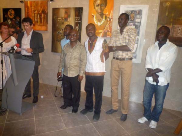 Art exhibition underway at Alliance Francaise
