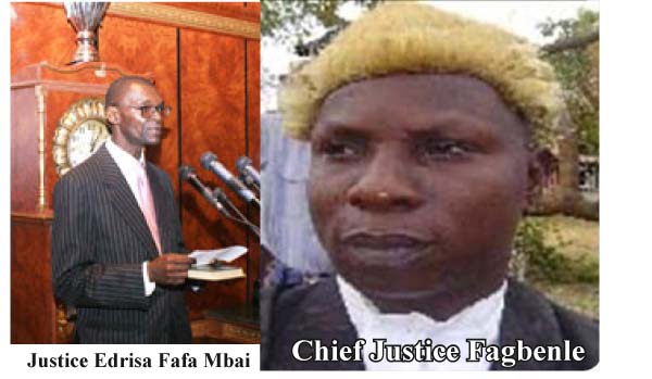 Fagbenle appointed CJ, Justice Mbai president of Appeal Court
