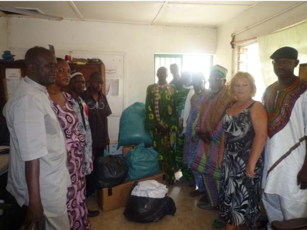 GLOVE donates medical supplies to Essau health centre