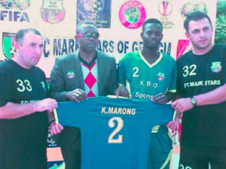 KebbaMarong on target for Alazani FC in Georgian 2nd Tier