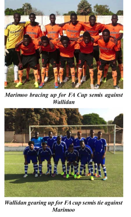 Marimoo host Wallidan in FA Cup semis 