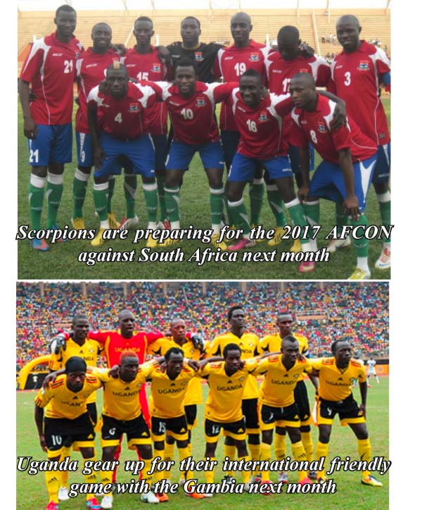 Gambia brace up for AFCON qualifiers against S/Africa