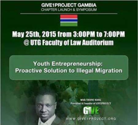 Founder of Give1 Project to visit Gambia, set to launch local chapter