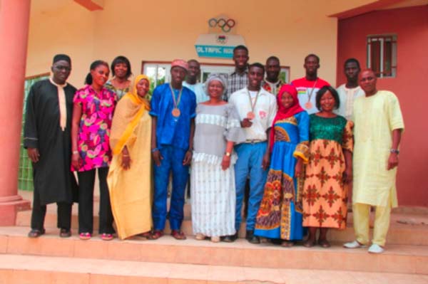 Gambia’s African medalists present accolade to GNOC