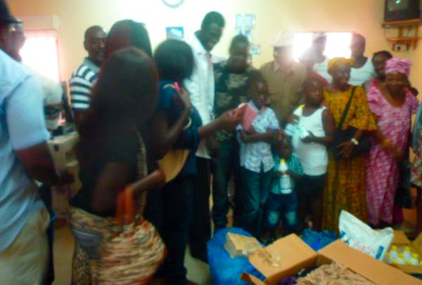 CKDYC donates second-hand clothes to Tank Tanka 
