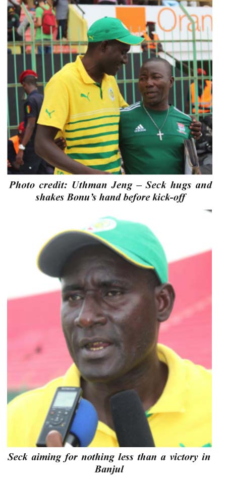 Coach Seck set to sink Gambia in Banjul