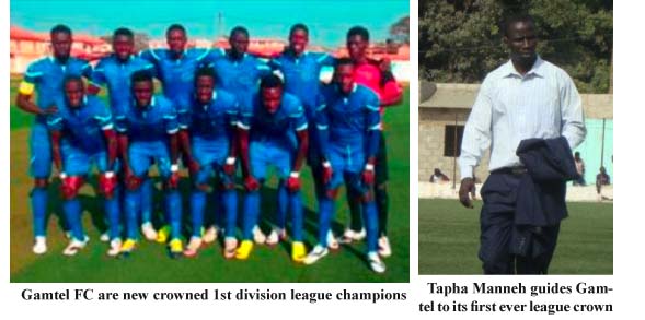 Gamtel lift GFF Div. 1 league title