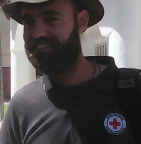 Red Cross volunteer tours the world on land and sea, arrives Gambia