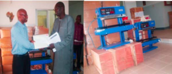 AGRICULTURE & DEVELOPMENT: Trade Ministry donates packaging equipment to cashew enterprises