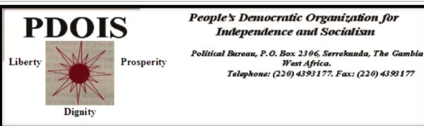 THE PRESIDENT OF THE REPUBLIC OF THE GAMBIA  STATE HOUSE  BANJUL