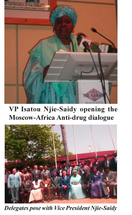 Gambia gives Moscow-Africa anti-drug dialogue pride of place