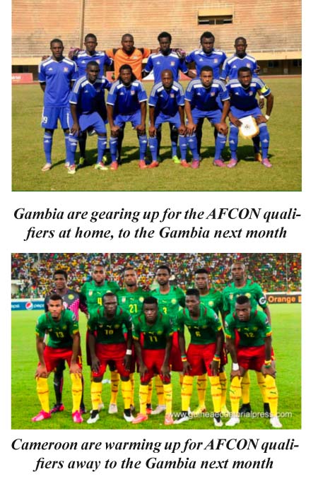 Vincent Abubakarr fires Gambia to secure win for Cameroon in AFCON qualifiers