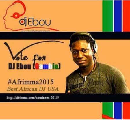 DJ Ebou Njie nominated at AFRIMMA Awards 2015