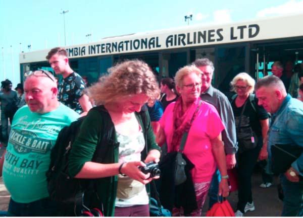 First tourist flight lands in Banjul
