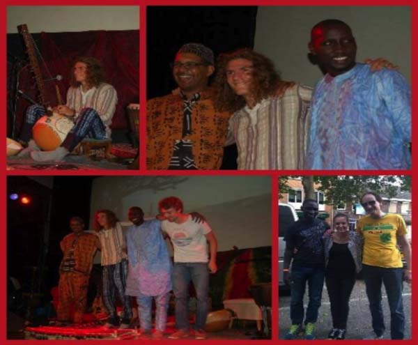 Gambian and Sudanese musicians meet