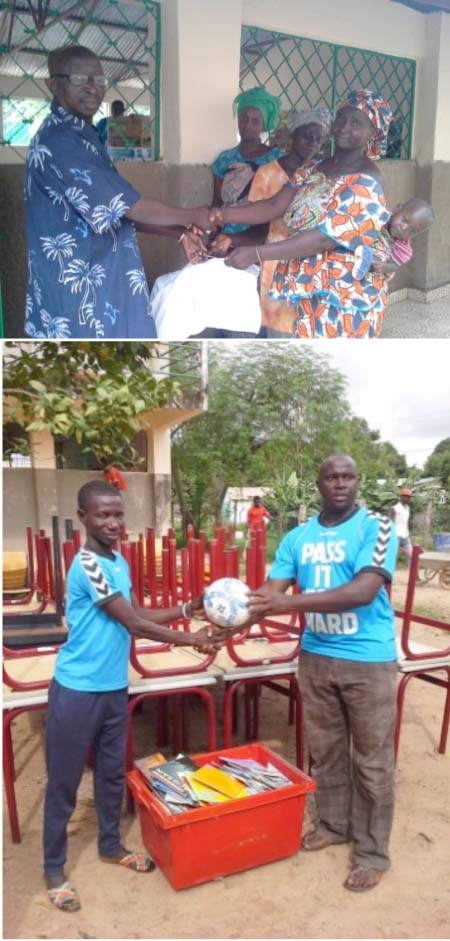 GAMRUPA donates materials worth over D500,000 to beneficiaries