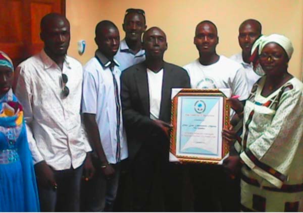 Youth Forum: BYA presents certificate of appreciation to NDLEA