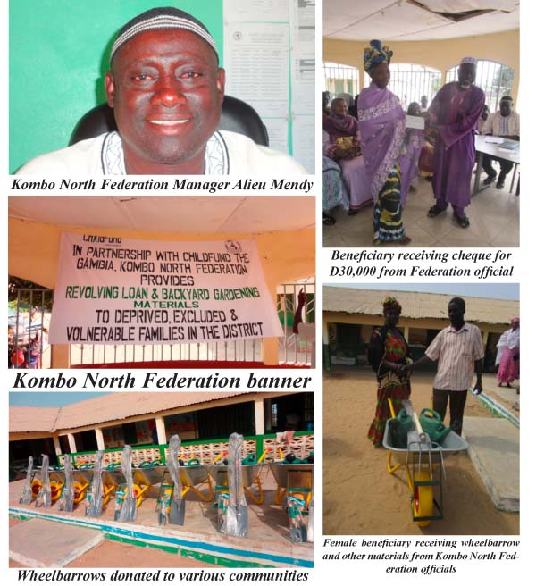 Kombo North Federation injects D200,000 in five communities towards economic empowerment 