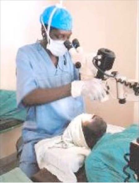 Operafrica conducts eye surgery in Gunjur