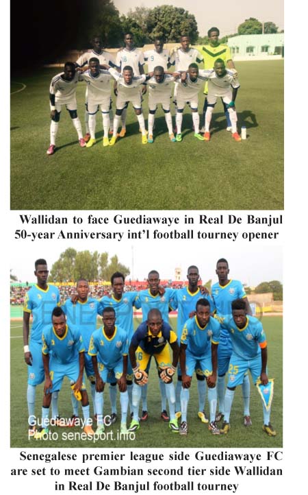 Real De Banjul 50-year Anniversary int’l tourney fixtures released