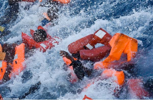More than 240 migrants drown in the Mediterranean