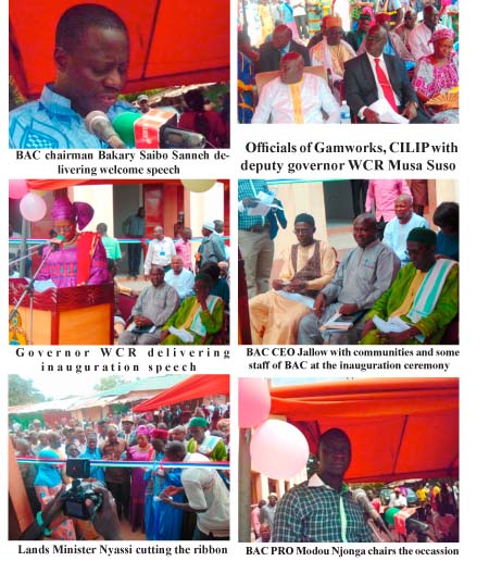 BAC commissions more than D8M market extension project in Brikama