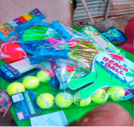 Rehoboth Nursery School acquires sporting items