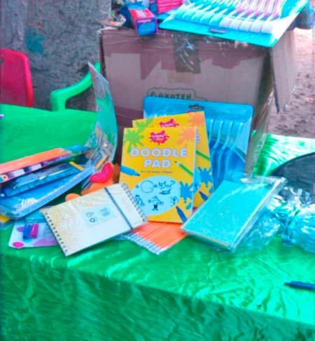 Fakebba Bojang supports Rehoboth Nursery School