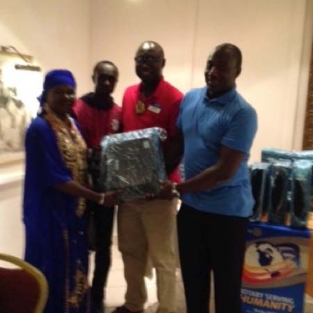 Rotary Club of Fajara presents computers to schools