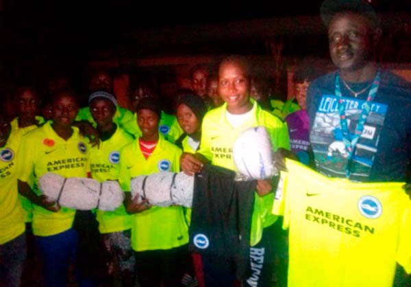 Big Smile Project boosts Abuko Utd female football team