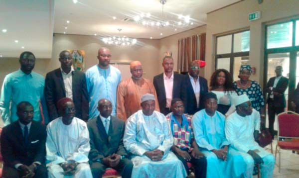 ALFOB members show solidarity with President-elect Barrow