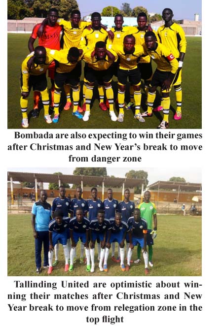 Bombada, Tallinding Utd strive to move from red zone in GFF 1st domestic league