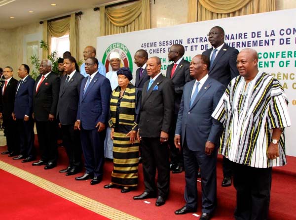 Ecowas to take ‘all necessary actions’ for Barrow to assume power