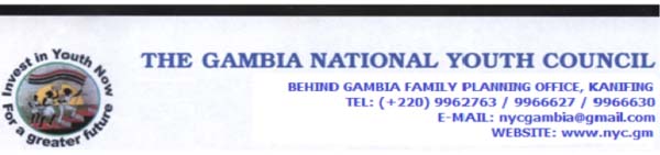 Statement by The Gambia National Youth Council